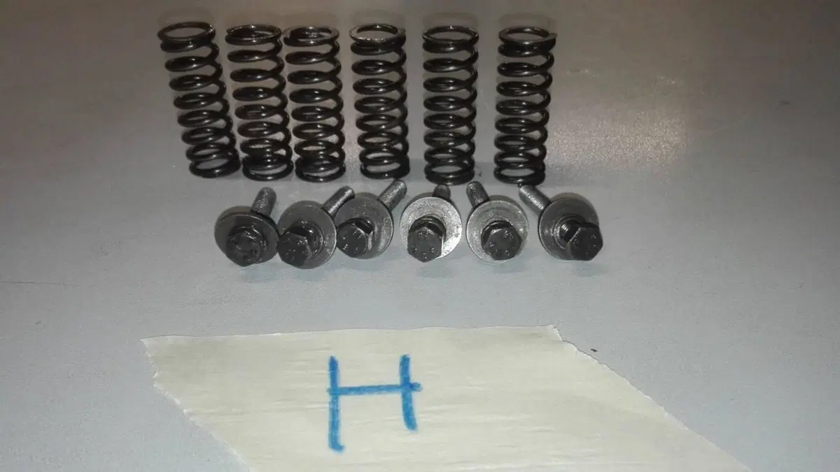 Molle e bulloni frizione hiro 125 frizione ad olio (2)