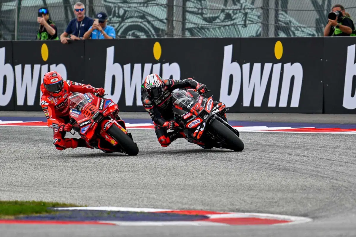 MotoGP 2025, le pagelle del GP d'Austria al Red Bull Ring. Ducati: Marc Marquez è il presente; Fermin Aldeguer il futuro; Pecco Bagnaia il passato? (8)