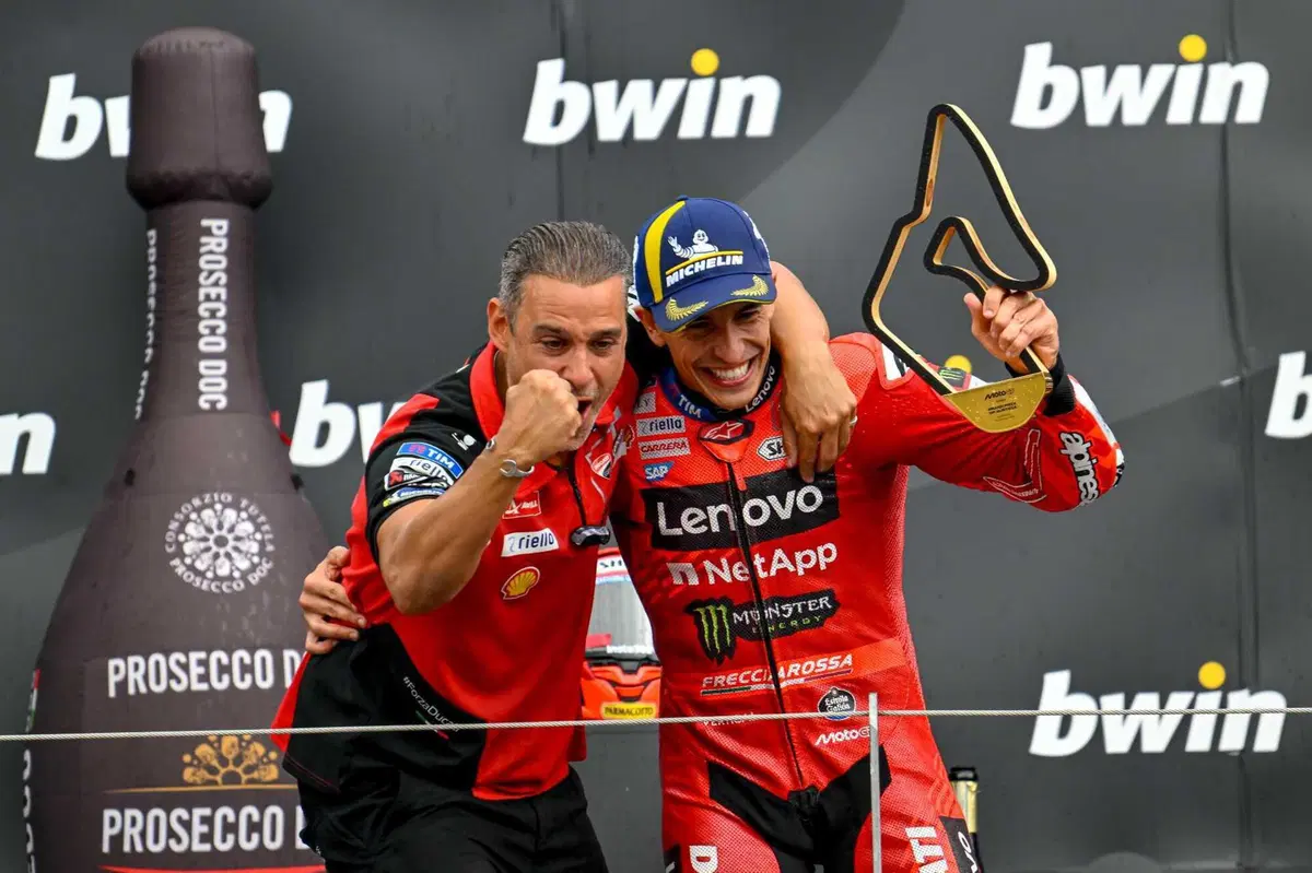 MotoGP 2025, le pagelle del GP d'Austria al Red Bull Ring. Ducati: Marc Marquez &egrave; il presente; Fermin Aldeguer il futuro; Pecco Bagnaia il passato?
