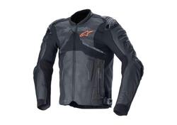 Giacca moto pelle Alpinestars ATEM V5 Nero