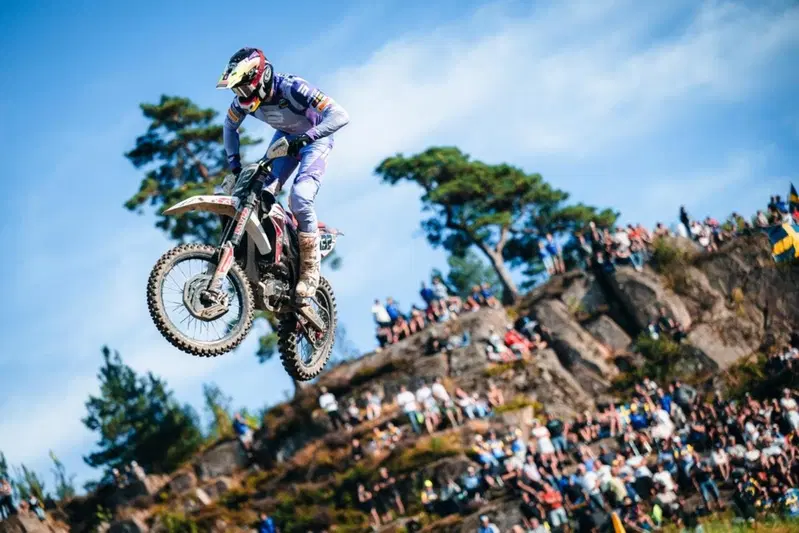 Andrea in azione ad Uddevalla