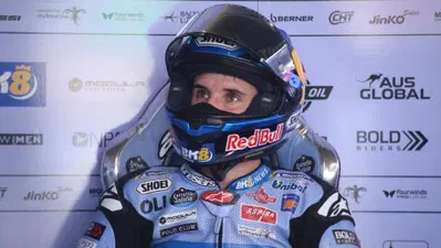 MotoGP 2025. GP di Ungheria. Alex Marquez: "L'impeding? Io ero fuori dalla linea, era Jack Miller che stava in mezzo. In questo circuito faccio pi&ugrave; fatica"