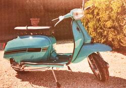 Lambretta 125 del tipo 22/1 d'epoca