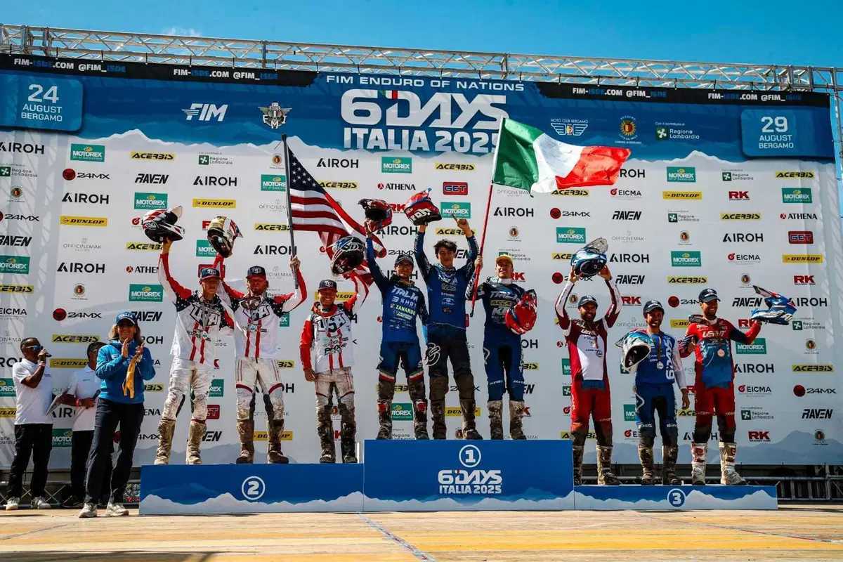 FIM 6Days® Bergamo 2025. Finale. Sensazionale Triplete Maglia Azzurra! (20)