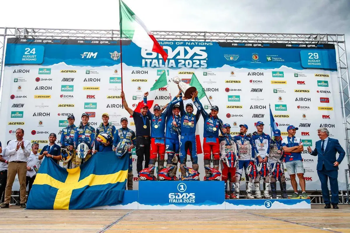 FIM 6Days® Bergamo 2025. Finale. Sensazionale Triplete Maglia Azzurra! (13)