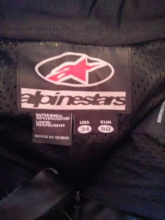 Pantaloni in vera pelle della Alpinestars (5)