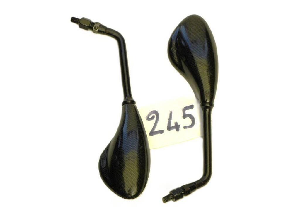 Coppia specchietti universali in carbonio (n. 245) 