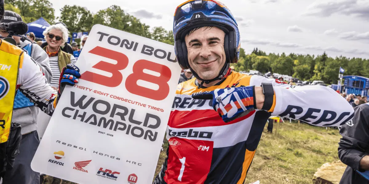 Toni Bou. 38 anni, 38 Titoli di Campione del Mondo. Dove andremo a finire?