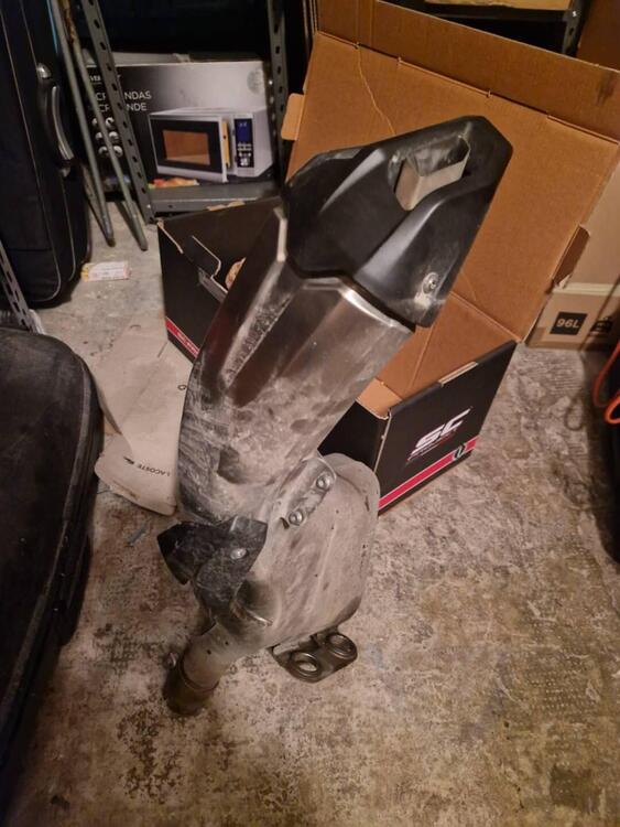 BMW F 900 XR / R scarico originale (2)