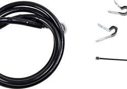 Tubo freno ant nero lungo stock per Softail Night Drag Specialties