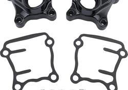 Coperchi blocchetti punterie neri lucidi per Dyna, Drag Specialties