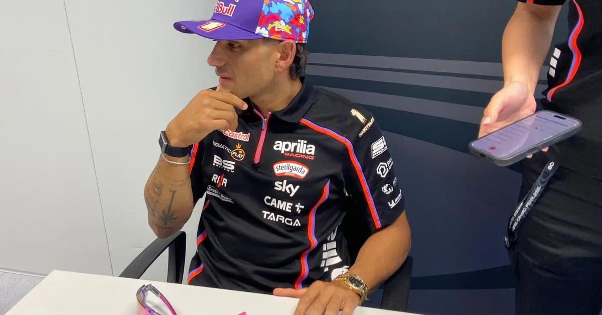MotoGP 2025. GP di San Marino a Misano. Jorge Martin: "Avere gi&agrave; girato qua con l'Aprilia &egrave; un vantaggio: con l'elettronica siamo gi&agrave; a un buon punto"