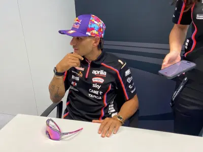 MotoGP 2025. GP di San Marino a Misano. Jorge Martin: "Avere gi&agrave; girato qua con l'Aprilia &egrave; un vantaggio: con l'elettronica siamo gi&agrave; a un buon punto"