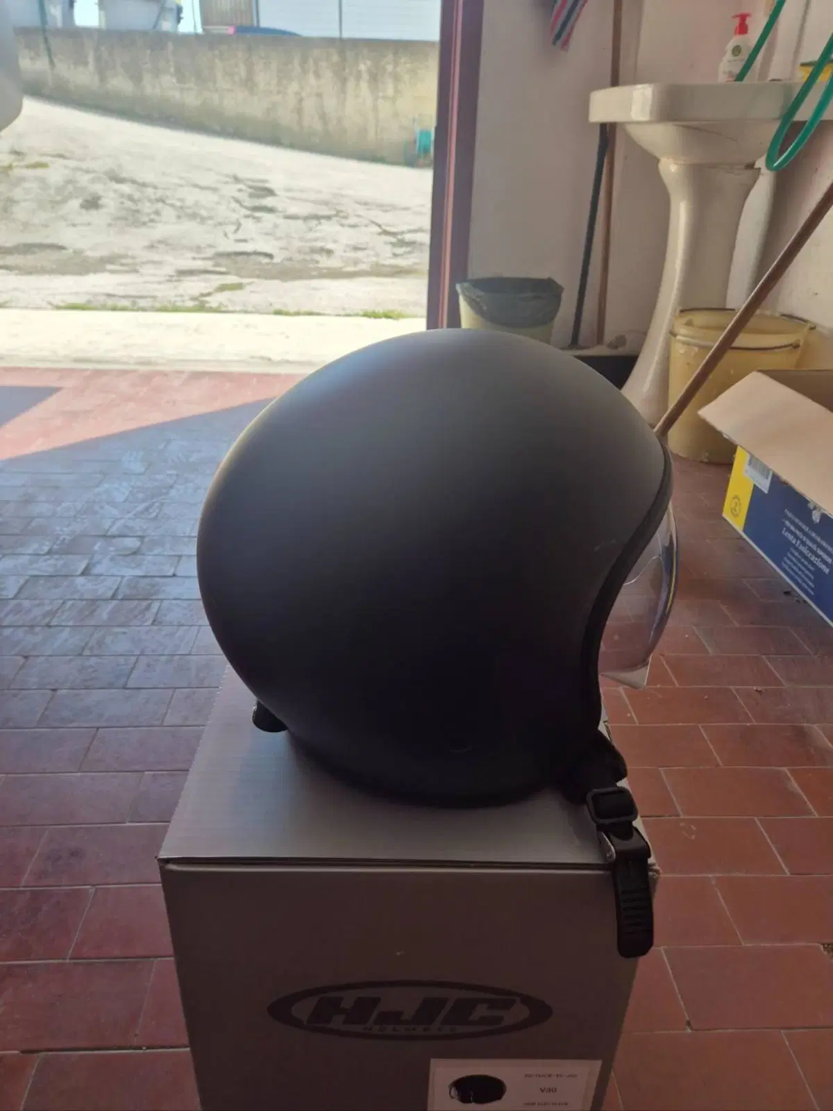 Casco jet hjc v30 tgm nero opaco Hjc Helmets (2)
