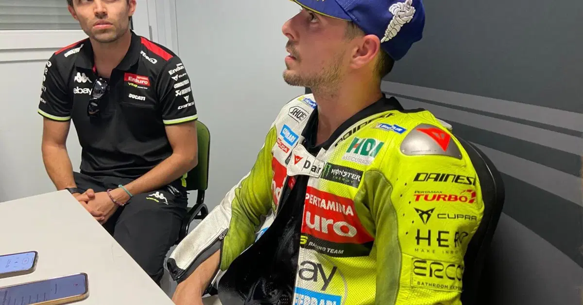 MotoGP 2025. GP di San Marino. Fabio Di Giannantonio: "Domani non mi interessa il risultato. Avere Franco Morbidelli dietro mi ha messo pressione" 