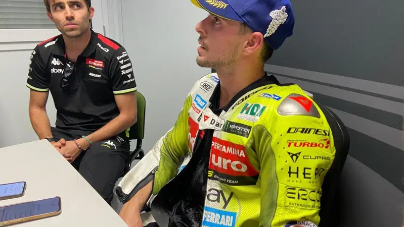 MotoGP 2025. GP di San Marino. Fabio Di Giannantonio: "Domani non mi interessa il risultato. Avere Franco Morbidelli dietro mi ha messo pressione" 