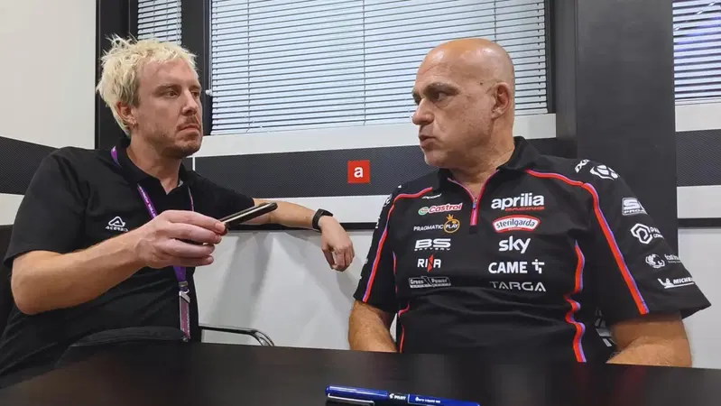MotoGP 2025. GP di San Marino. Aprilia MotoGP 850, prime prove in pista a fine stagione. Il capo-sviluppo Marco De Luca: "Portiamo avanti pi&ugrave; scenari" [VIDEO] 