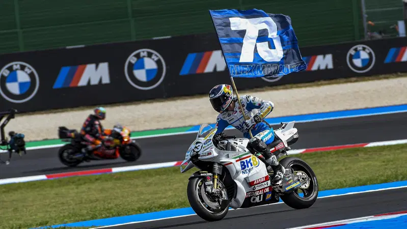 MotoGP 2024. GP di San Marino. Alex Marquez: "Sono quasi caduto due o tre volte: l&igrave; ho lasciato andare Marc e Marco Bezzecchi"