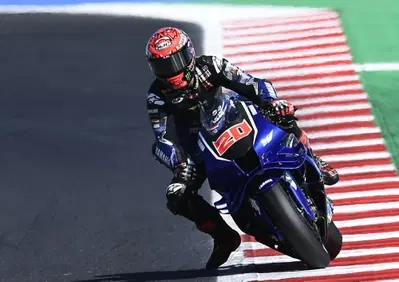 MotoGP 2025. Test di Misano. Fabio Quartararo dopo aver provato il motore V4 Yamaha: Non ho trovato nessun passo in avanti