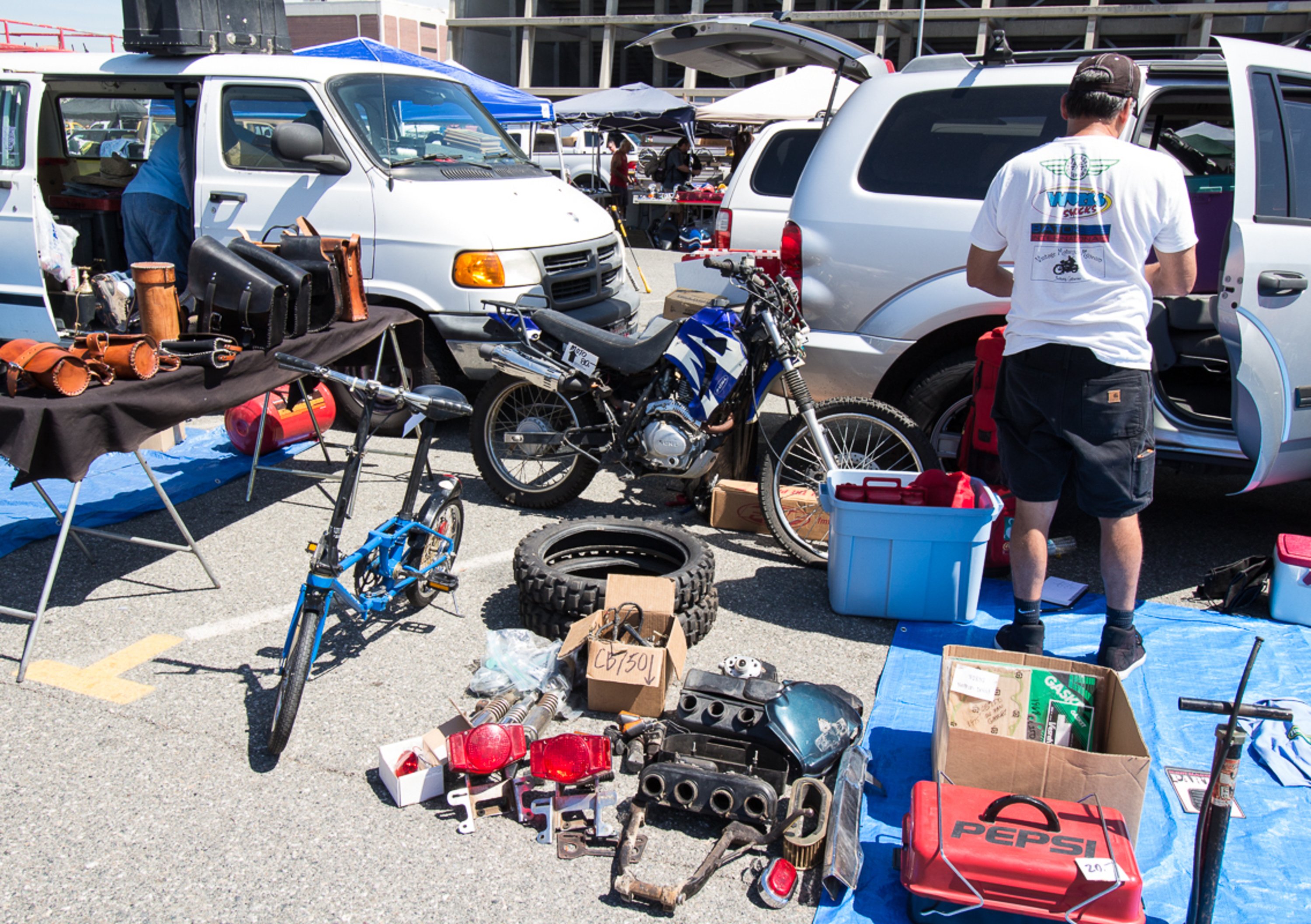 So-Cal Cycle Swap Meet, il mercatino delle pulci per motociclisti
