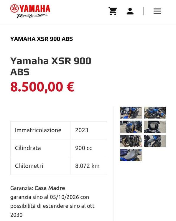 Yamaha XSR 900 (2022 - 25) (2)