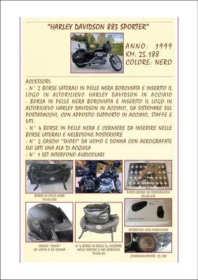 Harley-Davidson 883 Hugger (1994 - 00) - XLH usata