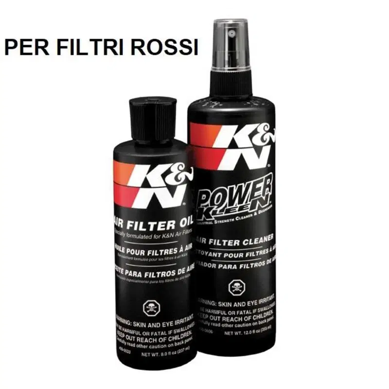 Kit K&N per pulizia e manutenzione filtri aria ROS