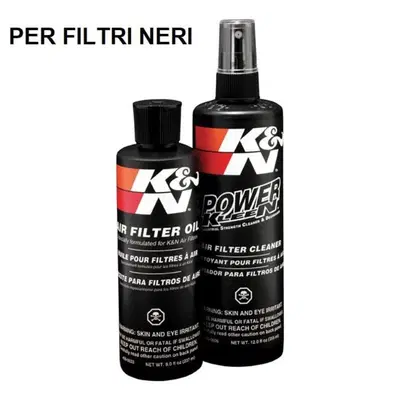 Kit K&amp;N per pulizia e manutenzione filtri aria NER