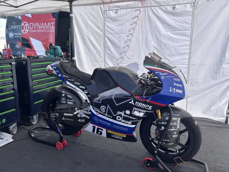 La Moto3 del Polimi Motorcycle Factory a Imola