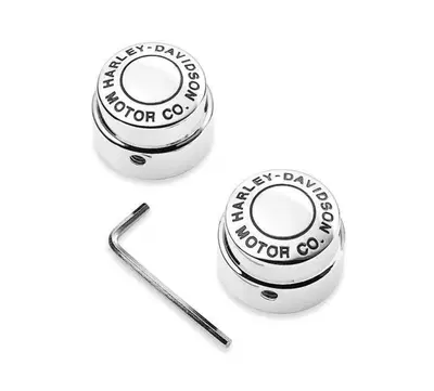 AXLE NUT COVER, CHROME H-D, FRONT - COPRIDADO ASSE Harley-Davidson