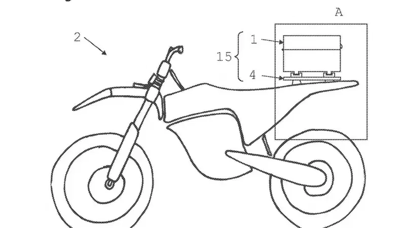 Un Top Case per allungare l'autonomia delle moto elettriche? Il curioso brevetto di KTM