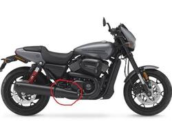 PARACALORE SCARICO HARLEY DAVIDSON XG1 STREET 750 Harley-Davidson