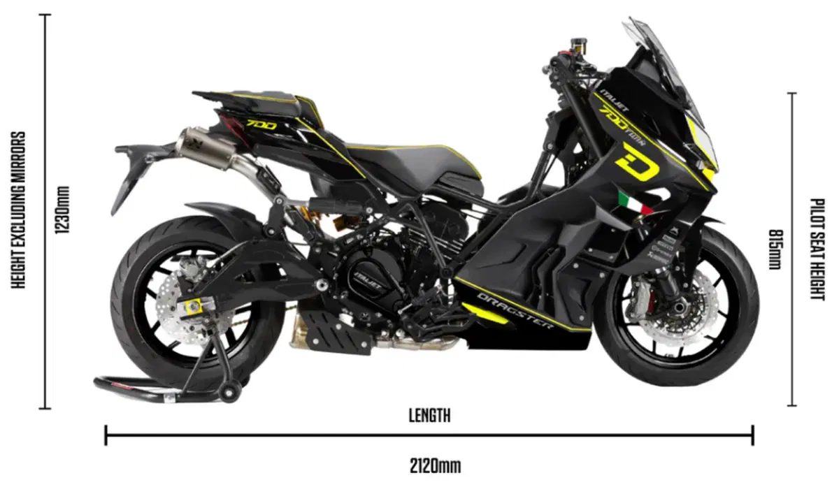 Italjet Dragster 700 Twin, moto o scooter? Lo chiamano mooter, lo abbiamo provato in pista a Imola
