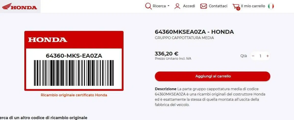 64360-mks-ea0za Carena SX Honda AFRICA TWIN 1100 (10)