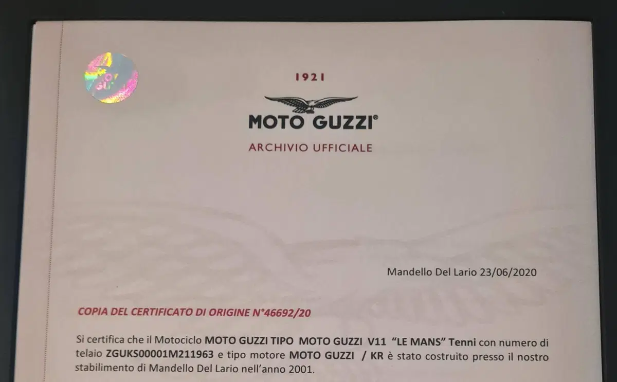 Moto Guzzi V11 Le Mans Tenni (2002 - 03) (13)