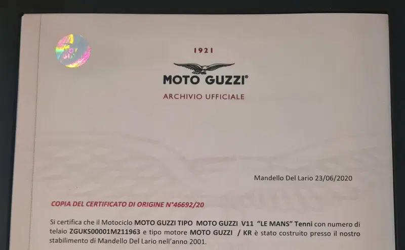 Moto Guzzi V11 Le Mans Tenni (2002 - 03) (13)