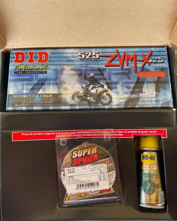 KIT TRASMISSIONE DID PROFESSIONALE 525 per DUCATI (3)
