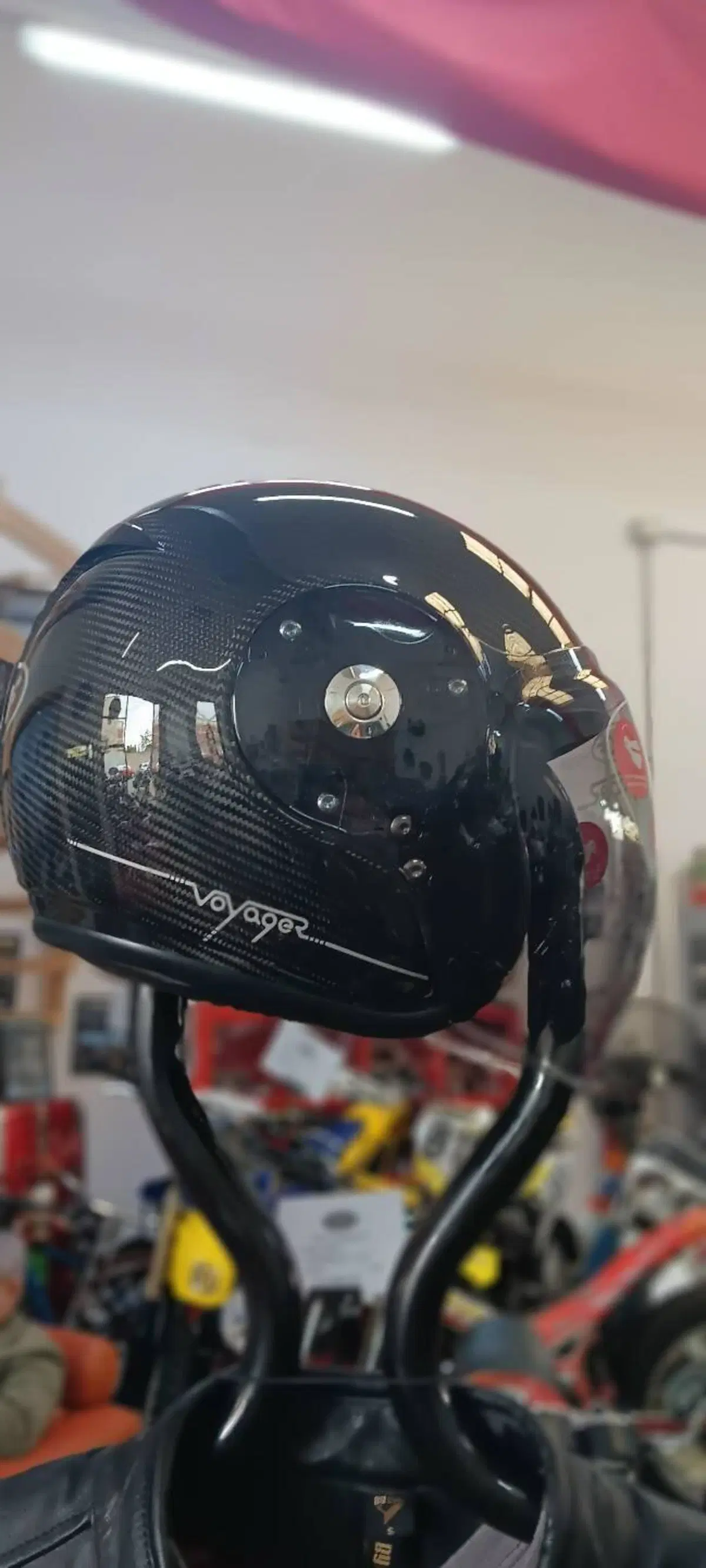 Casco ROOF Voyager Carbon Glossy Silver (7)