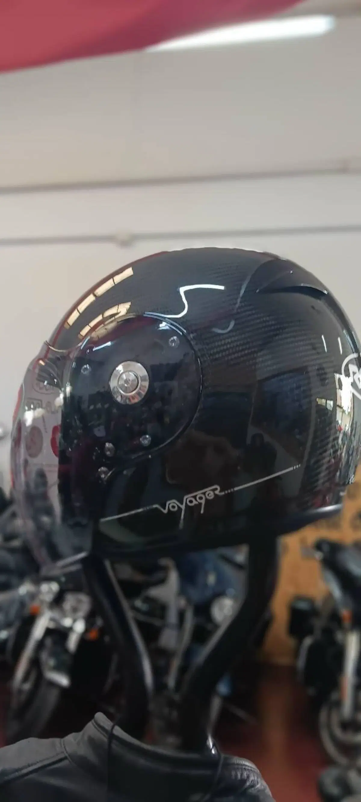 Casco ROOF Voyager Carbon Glossy Silver (8)