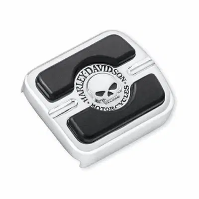 BRAKE PEDAL PAD Small - Willie G Skull - Pedana fr Harley-Davidson