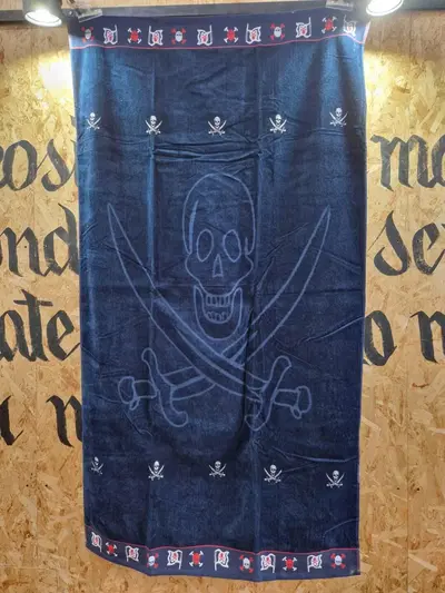 Telo mare in spugna Charro 100% cotone Blu 90x170