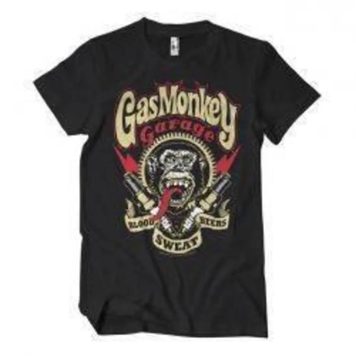 T-SHIRT GAS MONKEY GARAGE Spark Plugs Taglia L Col