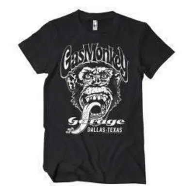 T-SHIRT GAS MONKEY GARAGE TEXAS Colore Nero