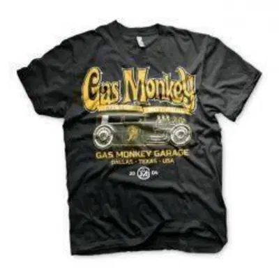 T-SHIRT GAS MONKEY GARAGE Green Hot Road Taglia XL