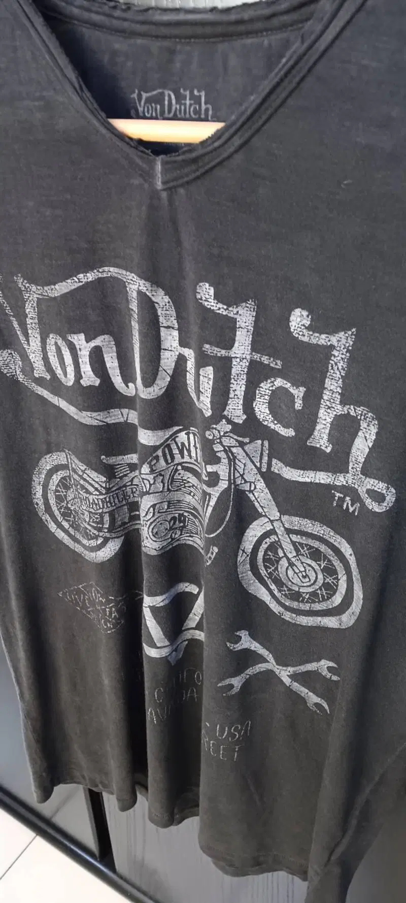 T-SHIRT VON DUTCH POWER Taglia S Colore Grigio (5)