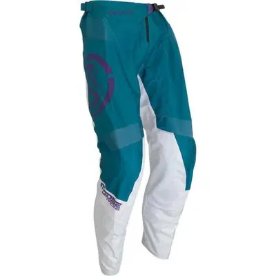 Pantalone Qualifier Bianco/Azzurro Taglia 60 Moose Racing