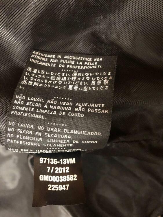 Giubotto in pelle marrone Harley-Davidson (5)