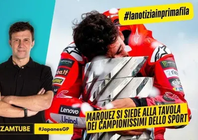 Marc Marquez si siede alla tavola dei campionissimi dello sport [VIDEO]