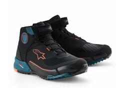 Scarpe Moto Alpinestars CR-X Drystar Petrolio Aran