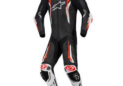 Tuta Moto Pelle Alpinestars GP Tech V5 Nero Bianco